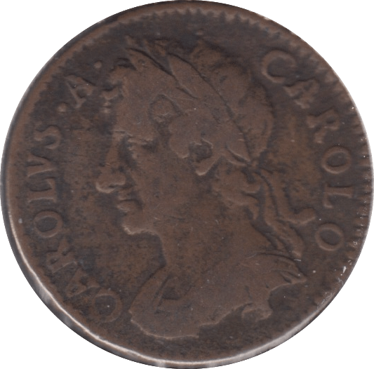 1673 FARTHING ( FINE ) - Farthing - Cambridgeshire Coins