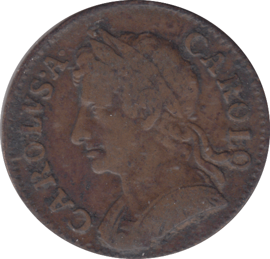 1673 FARTHING ( FINE ) - FARTHING - Cambridgeshire Coins