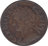 1673 FARTHING ( FINE ) - FARTHING - Cambridgeshire Coins