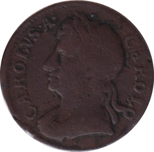 1673 FARTHING ( FINE ) - FARTHING - Cambridgeshire Coins