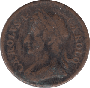 1673 FARTHING ( FINE ) - FARTHING - Cambridgeshire Coins