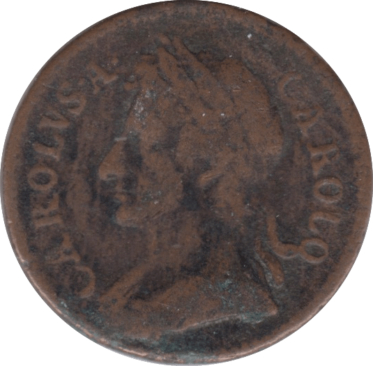1673 FARTHING ( FINE ) - FARTHING - Cambridgeshire Coins