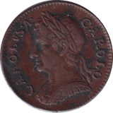 1673 FARTHING ( GVF ) - FARTHING - Cambridgeshire Coins