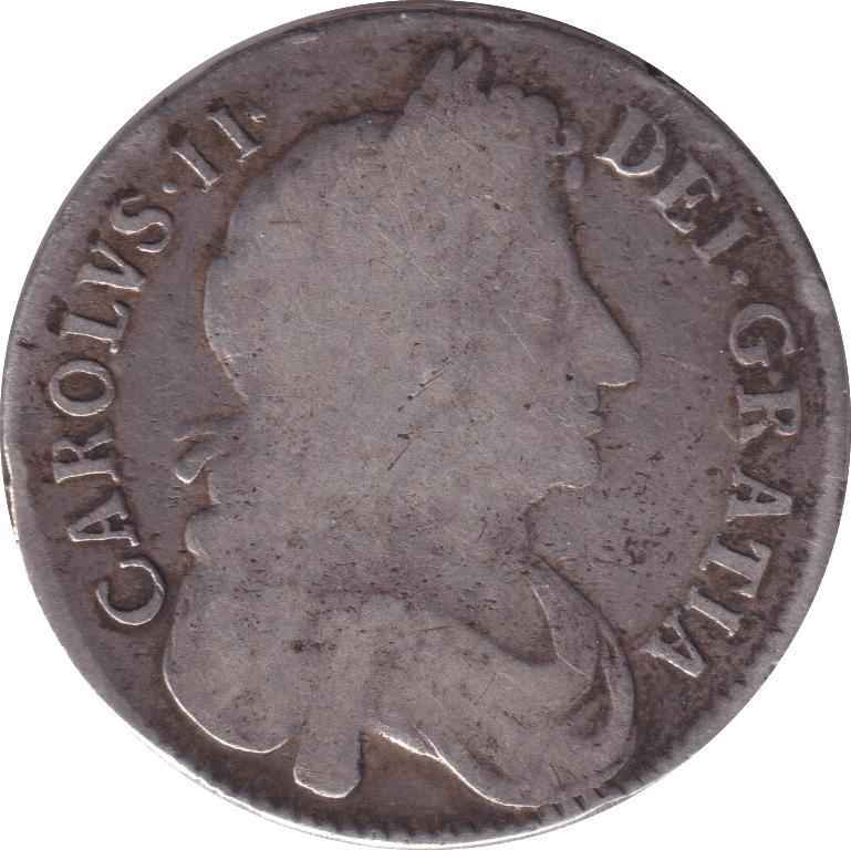 1673 HALFCROWN ( FINE ) - HALFCROWN - Cambridgeshire Coins