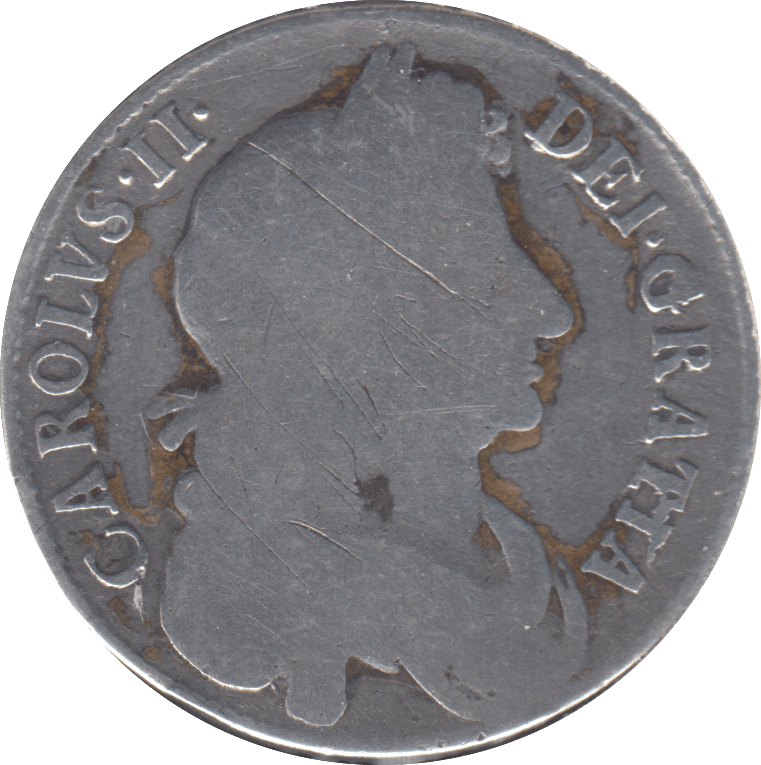 1673 HALFCROWN ( NF ) - HALFCROWN - Cambridgeshire Coins
