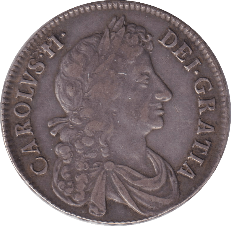 1673 HALFCROWN ( VF ) - HALFCROWN - Cambridgeshire Coins