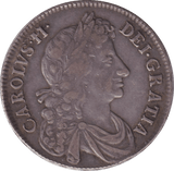 1673 HALFCROWN ( VF ) - HALFCROWN - Cambridgeshire Coins