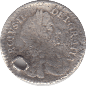 1673 HOLED MAUNDY TWOPENCE ( FINE ) - MAUNDY TWOPENCE - Cambridgeshire Coins