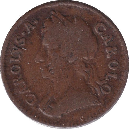 1674 FARTHING ( FINE ) - WORLD COINS - Cambridgeshire Coins