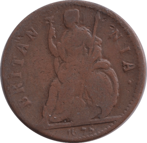 1675 FARTHING ( FINE ) - FARTHING - Cambridgeshire Coins