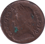 1675 FARTHING ( VF ) - FARTHING - Cambridgeshire Coins