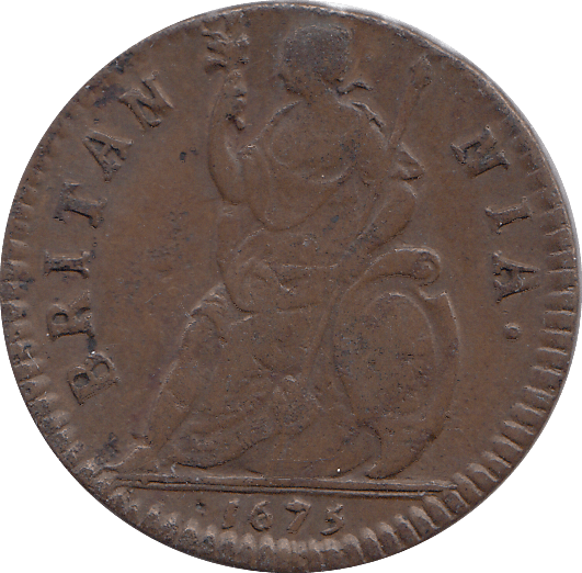 1675 FARTHING ( VF ) - FARTHING - Cambridgeshire Coins