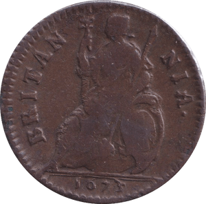 1675 FARTHING ( VF ) - FARTHING - Cambridgeshire Coins