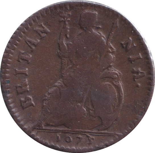 1675 FARTHING ( VF ) - FARTHING - Cambridgeshire Coins