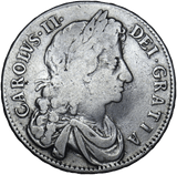 1675 HALFCROWN ( GF ) - Halfcrown - Cambridgeshire Coins