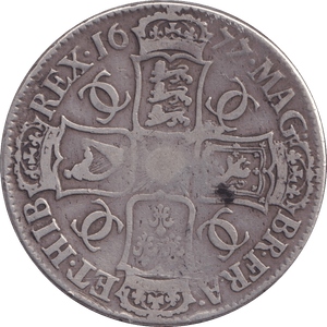 1677 CROWN ( GF ) 7 OVER 6 - CROWN - Cambridgeshire Coins
