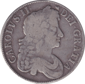 1677 CROWN ( GF ) 7 OVER 6 - CROWN - Cambridgeshire Coins