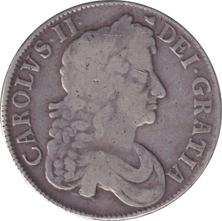1677 CROWN ( GF ) 7 OVER 6 - CROWN - Cambridgeshire Coins