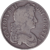 1677 CROWN ( GF ) 7 OVER 6 - CROWN - Cambridgeshire Coins