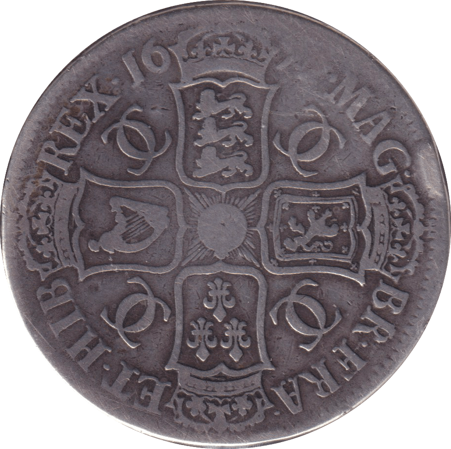 1677 CROWN ( GF ) - CROWN - Cambridgeshire Coins