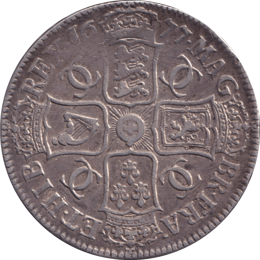 1677 CROWN ( VF ) - CROWN - Cambridgeshire Coins