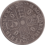 1677 HALFCROWN ( FINE ) - HALFCROWN - Cambridgeshire Coins