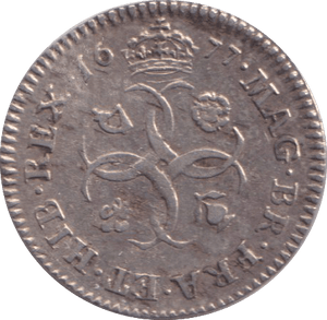 1677 MAUNDY FOUR PENCE GROAT ( GVF ) - MAUNDY FOURPENCE - Cambridgeshire Coins