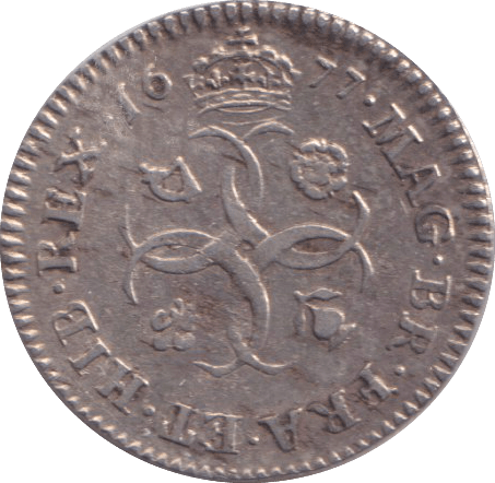 1677 MAUNDY FOUR PENCE GROAT ( GVF ) - MAUNDY FOURPENCE - Cambridgeshire Coins