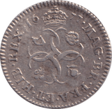 1677 MAUNDY FOUR PENCE GROAT ( GVF ) - MAUNDY FOURPENCE - Cambridgeshire Coins