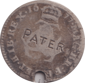 1677 MAUNDY THREEPENCE HOLED ( NF ) - MAUNDY THREEPENCE - Cambridgeshire Coins