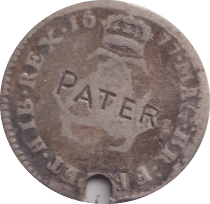 1677 MAUNDY THREEPENCE HOLED ( NF ) - MAUNDY THREEPENCE - Cambridgeshire Coins