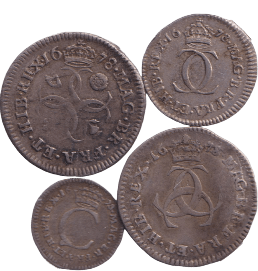 1678 MAUNDY SET - Maundy Set - Cambridgeshire Coins