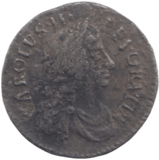 1679 CHARLES II TWO PENCE - CHARLES II - Cambridgeshire Coins