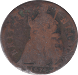 1679 FARTHING ( FAIR ) - FARTHING - Cambridgeshire Coins