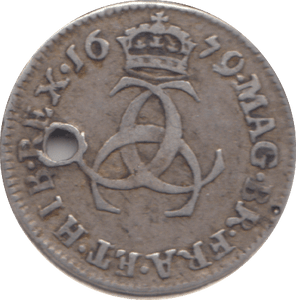 1679 HOLED MAUNDY THREEPENCE ( GF ) - MAUNDY THREEPENCE - Cambridgeshire Coins