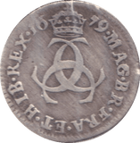 1679 MAUNDY THREEPENCE ( FINE ) - MAUNDY THREEPENCE - Cambridgeshire Coins