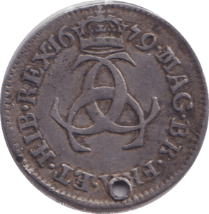 1679 MAUNDY THREEPENCE ( GF ) HOLED - MAUNDY THREEPENCE - Cambridgeshire Coins