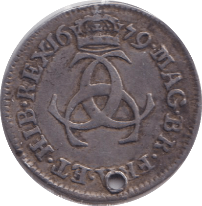 1679 MAUNDY THREEPENCE ( GF ) HOLED - MAUNDY THREEPENCE - Cambridgeshire Coins