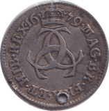 1679 MAUNDY THREEPENCE ( GF ) HOLED - MAUNDY THREEPENCE - Cambridgeshire Coins