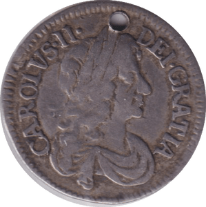 1679 MAUNDY THREEPENCE ( GF ) HOLED - MAUNDY THREEPENCE - Cambridgeshire Coins