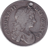 1679 SHILLING ( GF ) HOLED - SHILLING - Cambridgeshire Coins