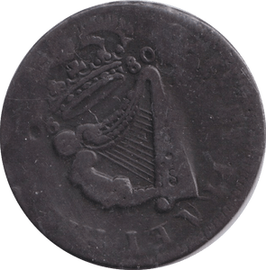 1680 HALFPENNY IRELAND CHARLES II - WORLD COINS - Cambridgeshire Coins