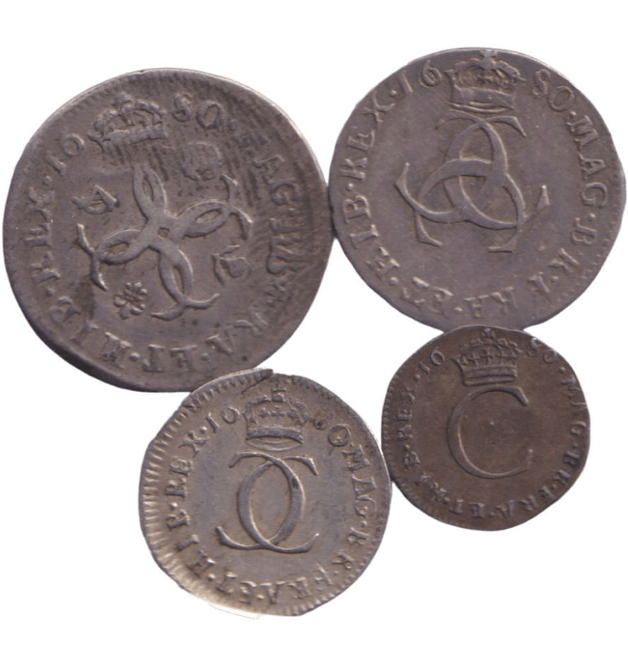 1680 MAUNDY SET - Maundy Set - Cambridgeshire Coins