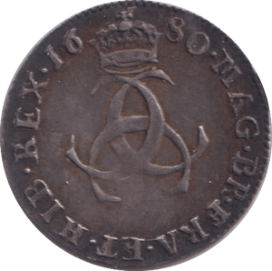 1680 MAUNDY THREEPENCE ( EF ) - MAUNDY THREEPENCE - Cambridgeshire Coins