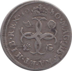1680 SIXPENCE ( GF ) - SIXPENCE - Cambridgeshire Coins