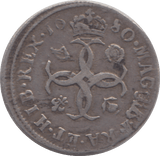 1680 SIXPENCE ( GF ) - SIXPENCE - Cambridgeshire Coins