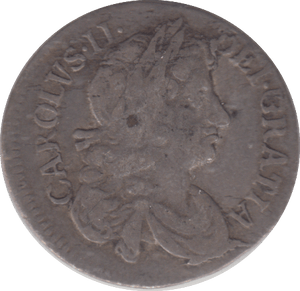 1680 SIXPENCE ( GF ) - SIXPENCE - Cambridgeshire Coins