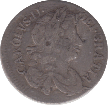 1680 SIXPENCE ( GF ) - SIXPENCE - Cambridgeshire Coins