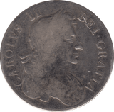 1681 CROWN ( GF ) CHARLES II - CROWN - Cambridgeshire Coins