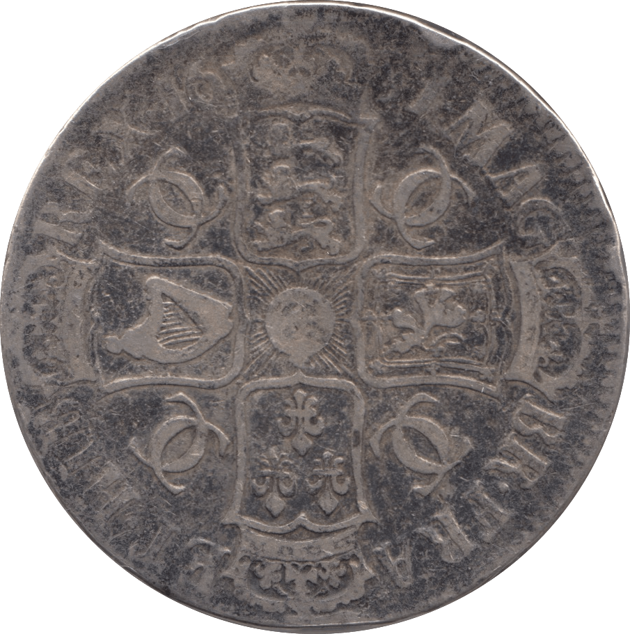 1681 CROWN ( GF ) CHARLES II - CROWN - Cambridgeshire Coins